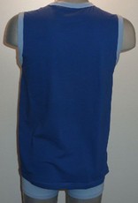 Dim  Athletic Tanktop kleur wit met marineblauw mt L of kleur licht blauw mt S & L