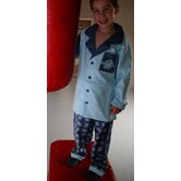 Piet Piraat flanellen jongens pyjama mt 128