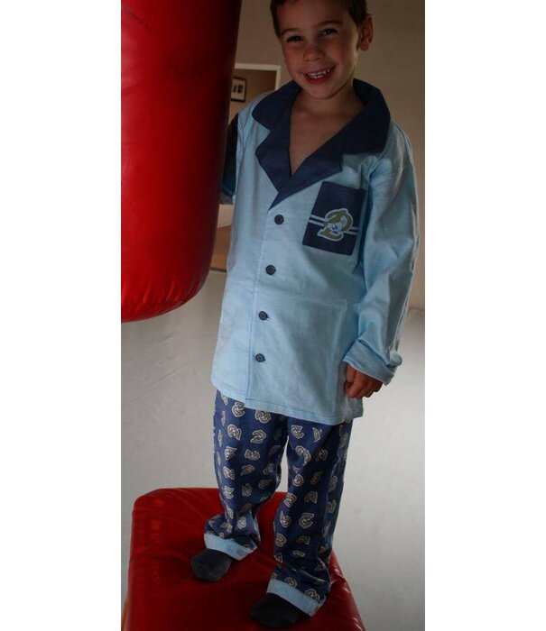 Studio 100  Piet Piraat flanellen jongens pyjama mt 128