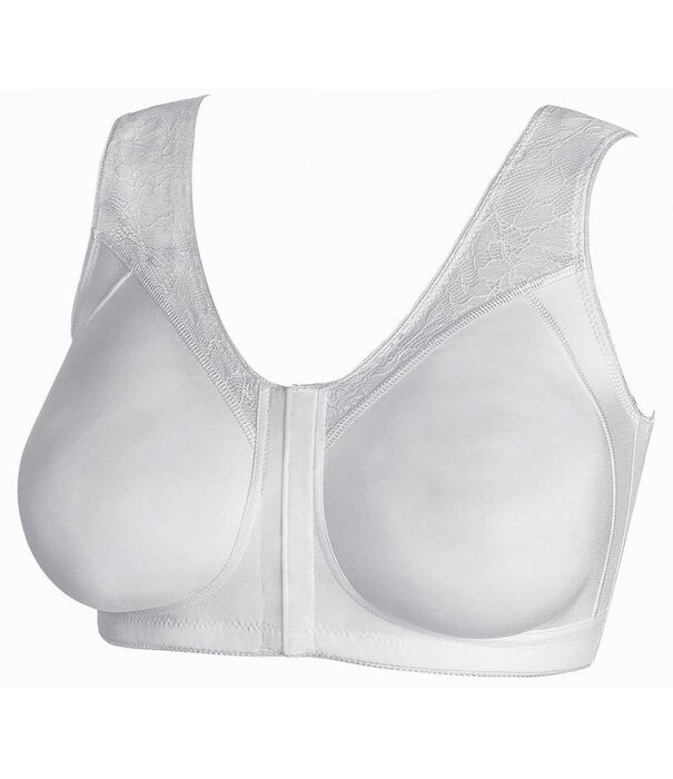 Susa Susa Creation Bh zonder beugel met voorsluiting wit of toffee