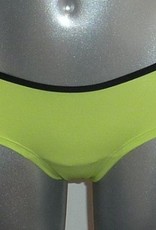 Sapph Sapph Velvet heupboxer kleur limegroen met bies zwart de maten XL of XXL
