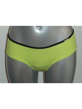 Sapph Velvet heupboxer kleur limegroen met bies zwart de maten XL of XXL