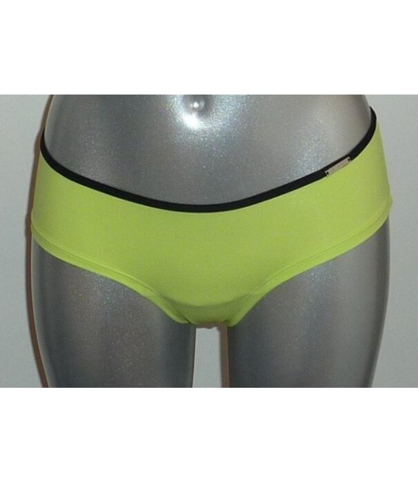 Sapph Sapph Velvet heupboxer kleur limegroen met bies zwart de maten XL of XXL