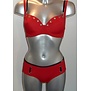 Sapph  Roxy Bh met licht Push-up effect kleur rood bies zwart mt A70 & B70