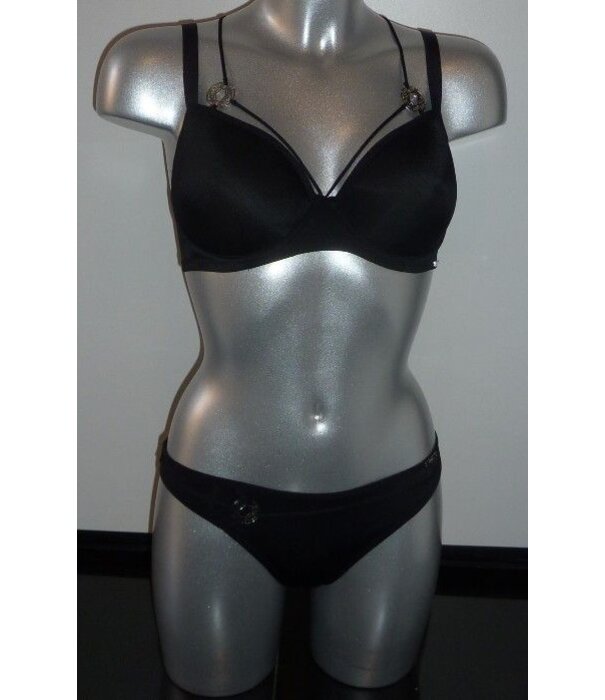 Sapph Flame Bh met licht voorgevormde cup kleur zwart