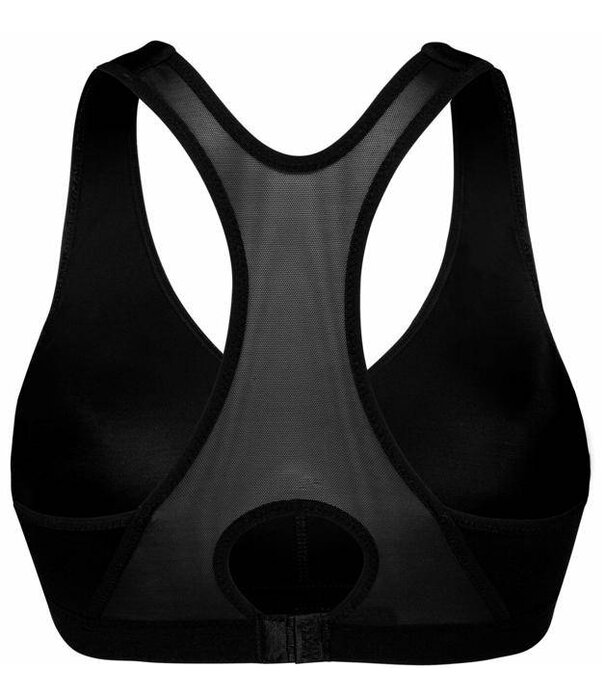 Shock Absorber   Push Up Sport top in basis kleur zwart mt D80