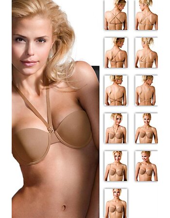 Sensitive Multiway Strapless Bh kleur nude mt D70
