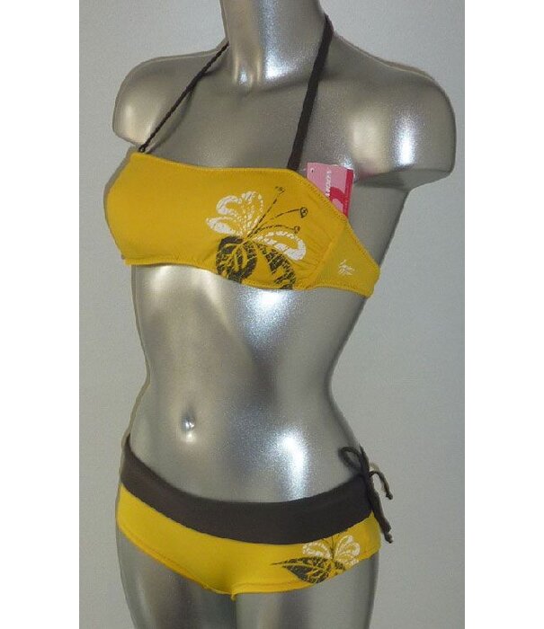 Banana Moon  Marco After Bandeau bikinitop met shorty kleur geel mt  36 of 38