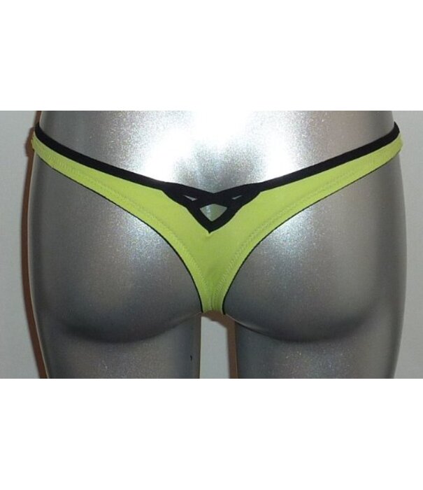 Sapph Sapph Velvet microfaser heupstring mt S limegroen of mt M kleur zwart