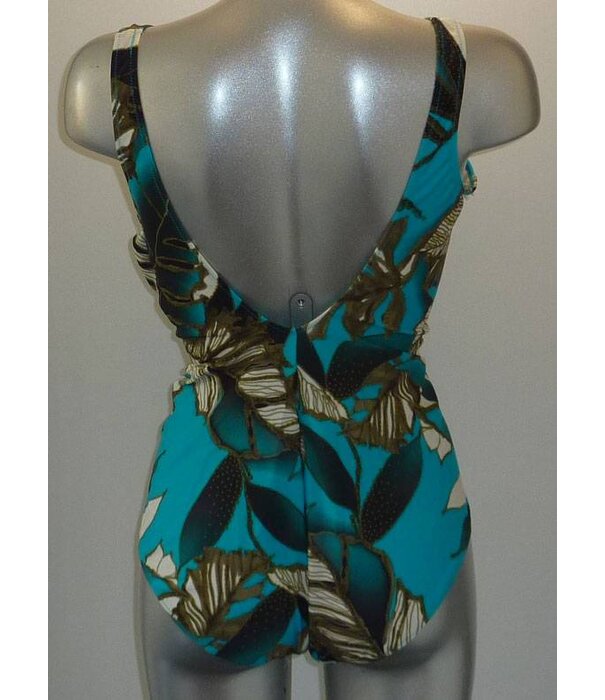 Naturana Naturana Arla badpak zonder beugel & licht voorgevormde cup kleur aqua met print