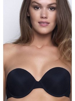 After Eden Sensitive Strapless Bh dubbele gelvulling de kleur zwart of wit