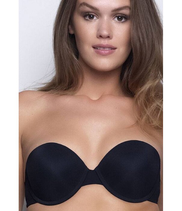 After Eden After Eden Sensitive Strapless Bh dubbele gelvulling de kleur zwart of wit