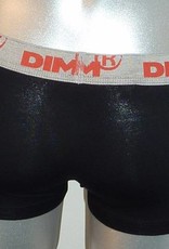Dim  Cotton Stretch boxershortset 1x ruitprint & 1x zwart mt L of XL