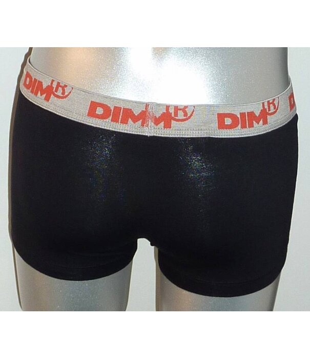 Dim  Dim Cotton Stretch boxershortset 1x ruitprint & 1x zwart mt L of XL