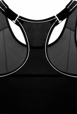 Shock Absorber Sportbh’s    Crop Sport Top zonder beugel & licht voorgevormde cup kleur zwart & corail