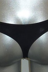 Wonderbra Microfaser naadloze basis String in zwart  of skin kleur