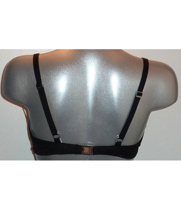Sapph  Caya Bay Bikinitop met beugel & voorgevormde cup mt D95 zwart met wit