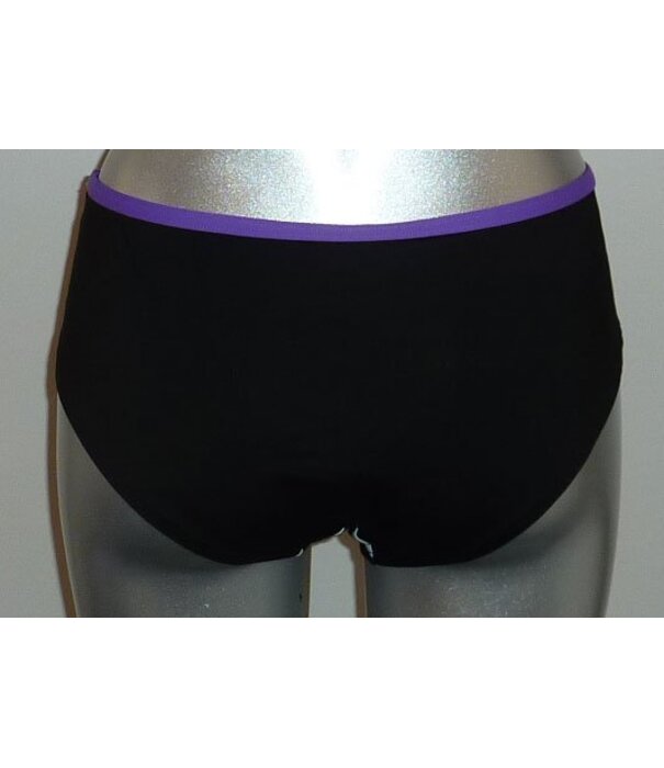 Sapph Beach Playa Grandi Shorty mt XL zwart print purple dots wit