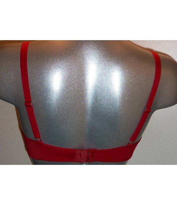 Sapph Sapph Fortuny Bh met licht voorgevormde cup kleur rood mt A70 & wit, zwart A70