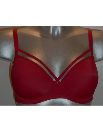Sapph  Fortuny Bh met licht voorgevormde cup kleur rood mt A70 & wit, zwart A70 of A75