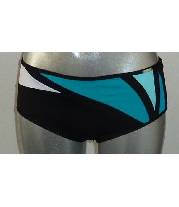 Sapph Kundu Island boxer maat  XL zwart, met zeegroen, wit & limegroen