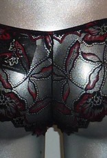 After Eden After Eden Tempting heupboxer kleur zwart met rood ingeweven borduursel maat L