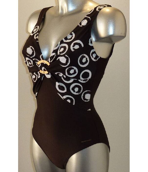 Nickey Nobel  Logan badpak zonder beugel & lichte voorvorm bruin mt 38