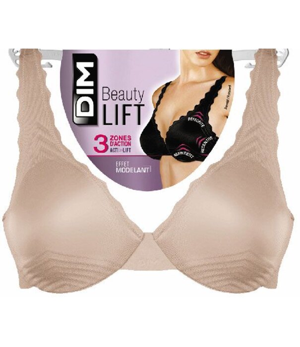 Dim  Dim  Beauty Lift beugel Bh kleur zwart, champagne of huid