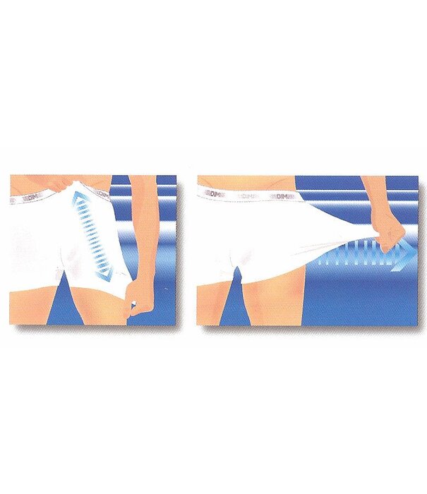 Dim   3D Flex Fashion Boxershortset kleurencombinatie  violet & zwart