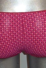 Dim  Microfaser Fantasie Boxershortset kleur pink & print of marine & print