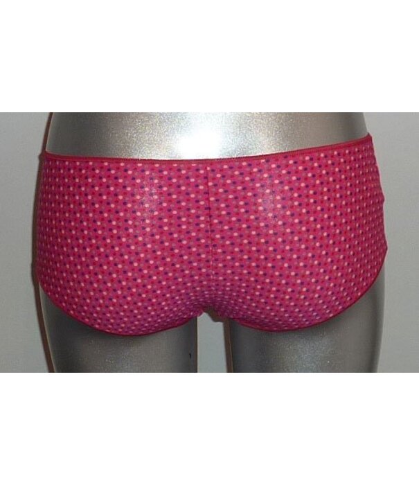 Dim  Dim Microfaser Fantasie Boxershortset kleur pink & print of marine & print