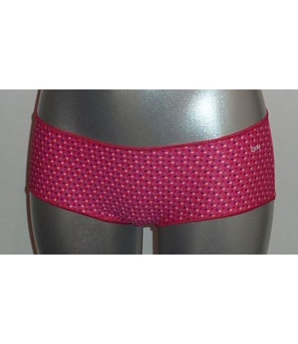 Dim  Dim Microfaser Fantasie Boxershortset kleur pink & print of marine & print