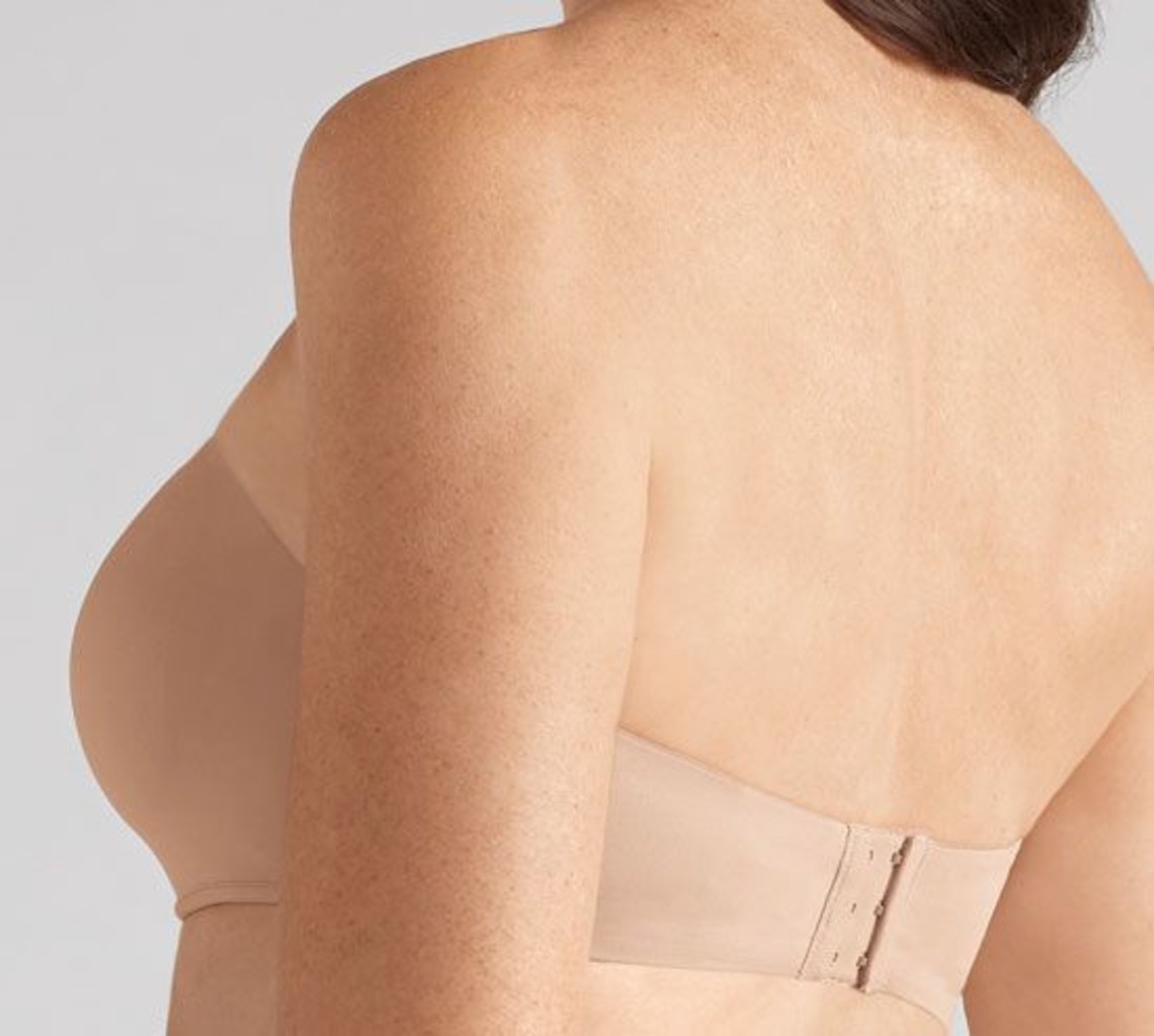 Amoena  Amoena Barbara prothese bh met beugel–strapless multiway-voorgevormde cup-kleur huid