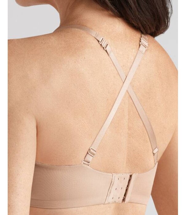 Amoena  Amoena Barbara strapless/multiway prothese BH met beugel in zachte sandkleur