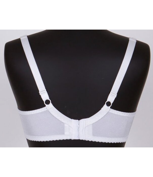 Syl Design Syl Design  Kali Bh met beugel & afneembare sierbandjes kleur wit