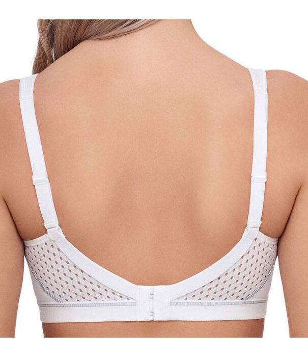 Susa Susa Topsy Sport BH zonder beugel – medium support in wit