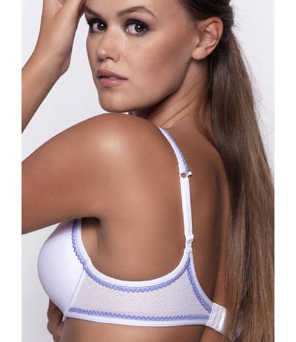 After Eden After Eden  Houston  beugel Bh met lichte voorvorm kleur zwart-bies wit of wit-bies lila