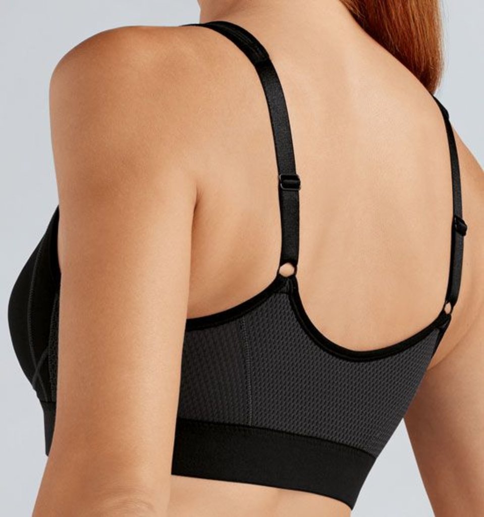 Amoena lingerie Ester prothese sportbh zonder beugel & voorsluiting kleur wit of zwart