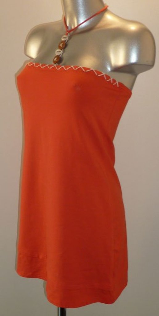 LingaDore LingaDore Sally cotton stretch strandjurkje kleur oranje