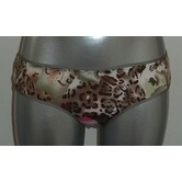 Lingadore Fiesta microfaser hipster kleur rietgroen met print mt M