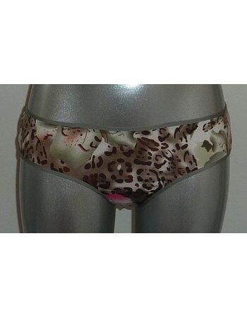 Fiesta microfaser hipster kleur rietgroen met print mt M