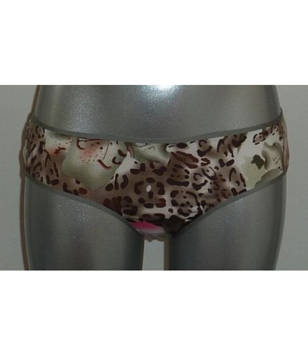 LingaDore Fiesta microfaser hipster kleur rietgroen met print mt M