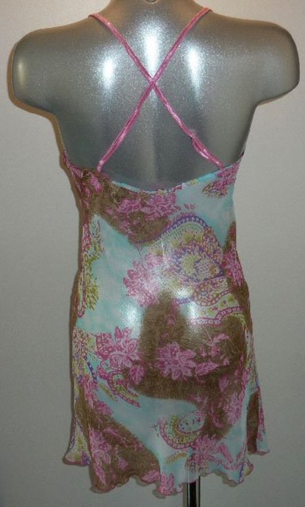LingaDore  Maya Chifon nachtjurkje kleur pink met print de mt 36