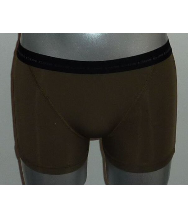 Dim  Dim microfaser boxershort kleur zwart, kaki  & beige