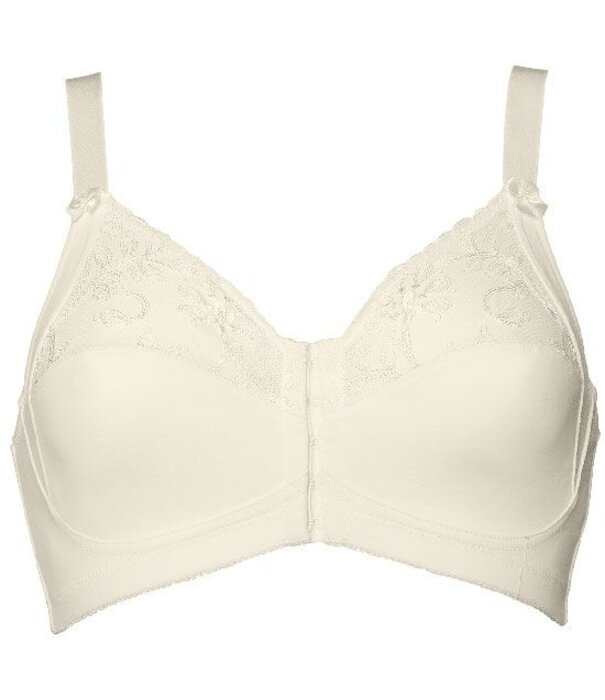 Naturana Naturana  Florence Bh zonder beugel & voorsluiting kleur wit of champagne