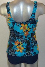 Susa Milena chloorbestendige prothese tankini zonder beugel kleur tropic blue mt  C38