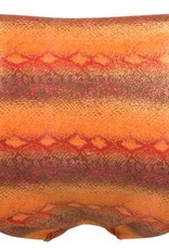 Sapph  Cinnamon butterfly een laag model bikinislip kleur oranje met snakeprint