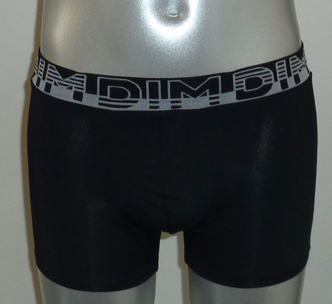 Dim  Soft Touch tweedelig boxershortset microfaser kleur zwart