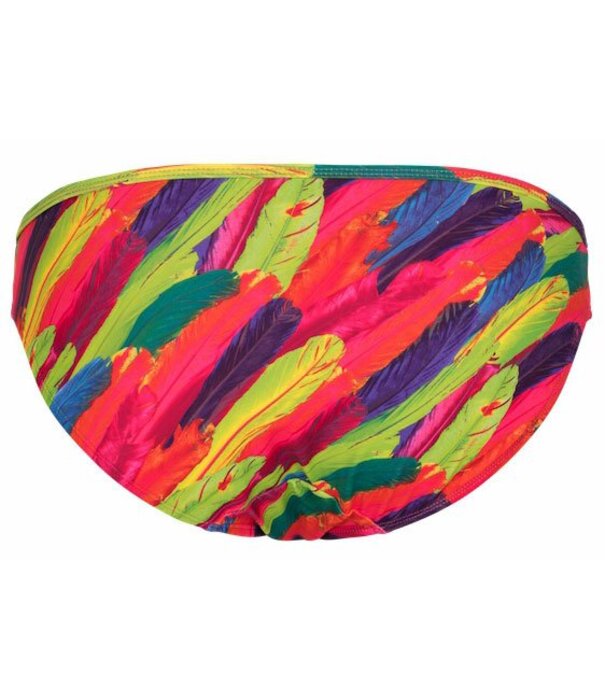 LingaDore Rainbow bikinislip in kleurrijke tropische verenprint