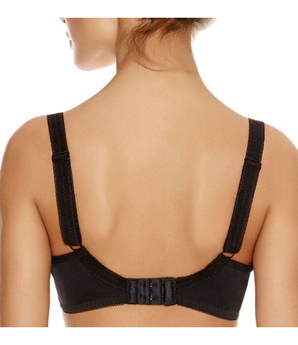 Freya  Deco Plunge Bh met beugel & licht voorgevormde cup in zwart of huidkleur